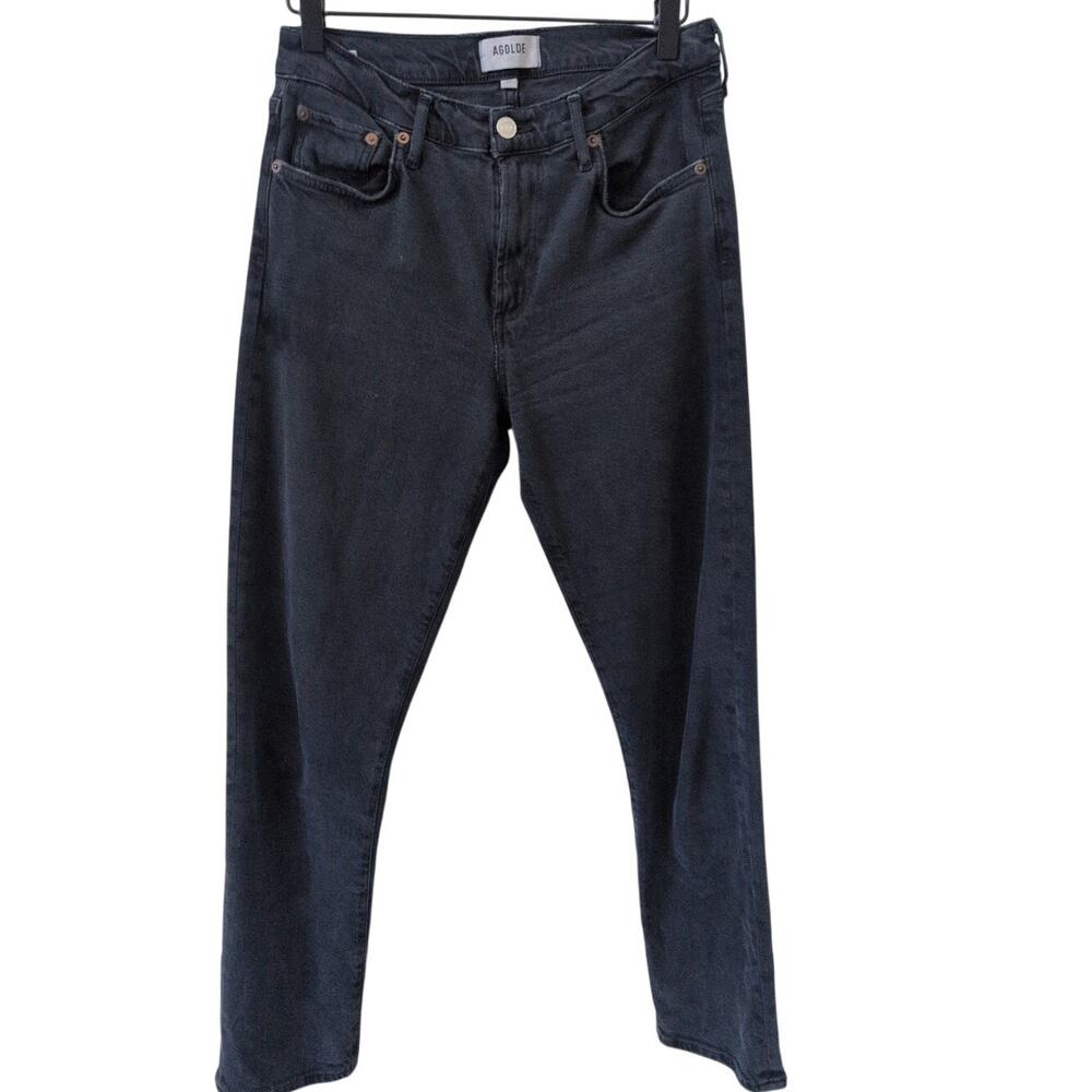 AGOLDE Toni Mid-Rise Straight Jeans in Feral size 27